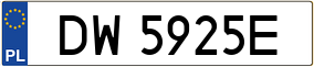 Truck License Plate